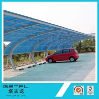 Elegant polycarbonate metal protective car shelter