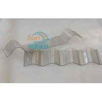 Polycarbonate corrugated recycled plastic sheets colored roofing